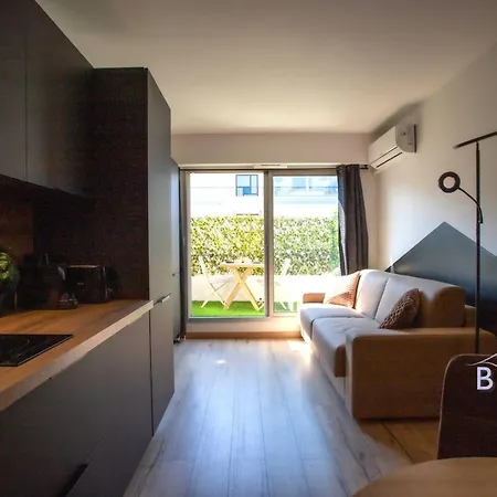 Sunny Flat In Les Pins 公寓 胡安莱潘